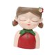 thumbnail image 4 of Busto de niña en forma de maceta, jarrón, adorno decorativo, maceta para plantas de interior, maceta 15cmx11.5cmx18cm, 4 of 9