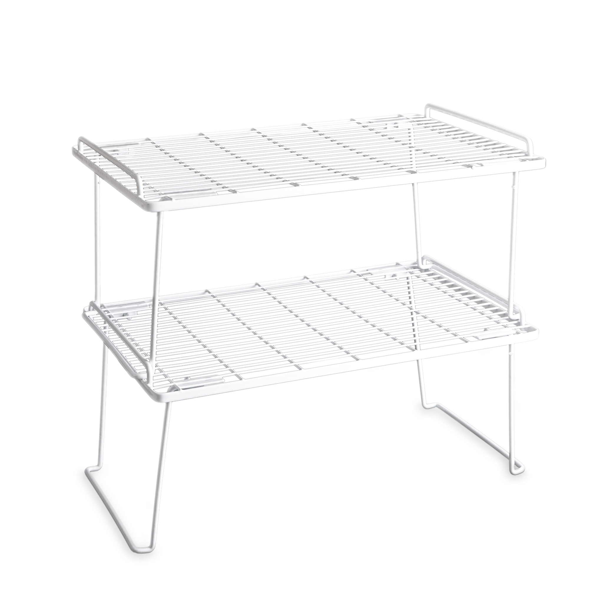 Mainstays Folding Metal Kitchen Pantry Organization Wire Shelf, White - image 2 of 8