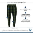 thumbnail image 4 of CTM  Flannel Plaid Jogger Pant (Men), 4 of 4