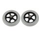 thumbnail image 1 of Rueda para Sillas de Ruedas, Ruedas de Silla de Ruedas de Reemplazo Gris Inscritable Profesional 2 PCS para Sillas de Ruedas Eléctricas, 1 of 7