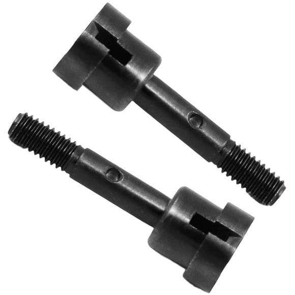 Ejes de rueda de metal de repuesto para modelos de vehículos modificados HSP 94186 y 94286. Negro