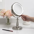 thumbnail image 3 of Zadro LED Lighted Makeup Mirrors with Magnifications & Swiveling Heads, 3 of 7