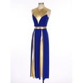 thumbnail image 3 of inhzoy Womens Metallic Worship Dance Dress Lyrical Liturgical Praise Dance Robe Blue L, 3 of 8