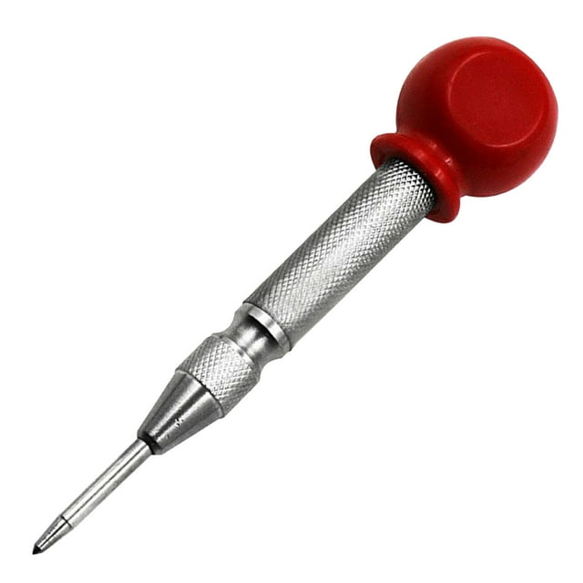 Yhmxh Cadeaux pour Femmes et Hommes, Essentiels pour la Maison Positionneur Perceuse Centrale Ressort Automatique Positionneur Centre Perforatrice Localisateur Semi-Automatique