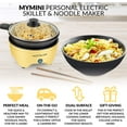 Nostalgia MSK5YW MyMini Personal Electric Skillet & Rapid Noodle Maker