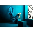 thumbnail image 2 of Pratikto, Lita 32x23 Black Ornate Wood Framed with Double Matting Museum Art Print Titled - Feel Blue, 2 of 4