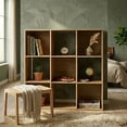 thumbnail image 3 of Mueble Organizador de 9 Cubos Madik Multiusos Café Nuez, 3 of 5