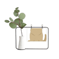 thumbnail image 1 of Animal Protector Pet Lover Pet Metal Picture Frame Cerac Vase Decor, 1 of 2
