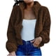 thumbnail image 2 of Puntoco Chaqueta tipo sudadera de manga larga con cremallera y solapa para mujer, informal, para exteriores Puntoco Puntoco-1, 2 of 9