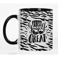 thumbnail image 4 of Inkdotpot Push Yourself To Be Great 11 Oz Ceramic Coffee Mug Positive Quotes Employee Boss Coworkers Birthday GIft-Black, 4 of 6