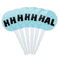 thumbnail image 1 of Hal Cupcake Picks Toppers - Set of 6 - Blue Speckles, 1 of 1