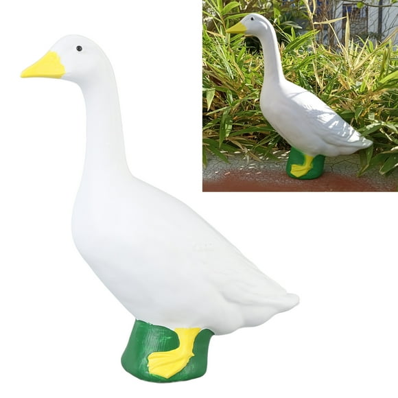 Goose Statue, Goose Figurine Decoration Impressive Texture Versatile Resin Delicate Details for Porch