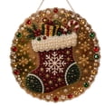 thumbnail image 3 of Christmas Pearl Diamond Art Suncatcher Kit for Adults, DIY Pearl Diamond Painting Hanging Ornament, Mixed Pearl Bead Craft, Xmas Holiday Decor Gift for Window, Tree & Wall, 3 of 8