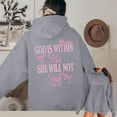 thumbnail image 2 of XINXIAOO Hoodies for Women Long Sleeve Pullover Sweatshirts Graphic Hoodies for Women Light Gray Womens Sweatshirt Women Winter Tops Trendy Clothes for Teen Girls, 2 of 4