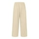 thumbnail image 4 of WILLBEST Pantalones Casuales de Verano para Mujer, de Lino, de Cintura Alta, con Cordón, Pierna Ancha, Cómodos y con Bolsillos para Viajar y Relajarse. Extra Grande, 4 of 4