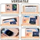 thumbnail image 4 of Portapapeles tipo folio KLLVE, plegable, en espiral, con bolsa de almacenamiento con cierre, 4 of 6