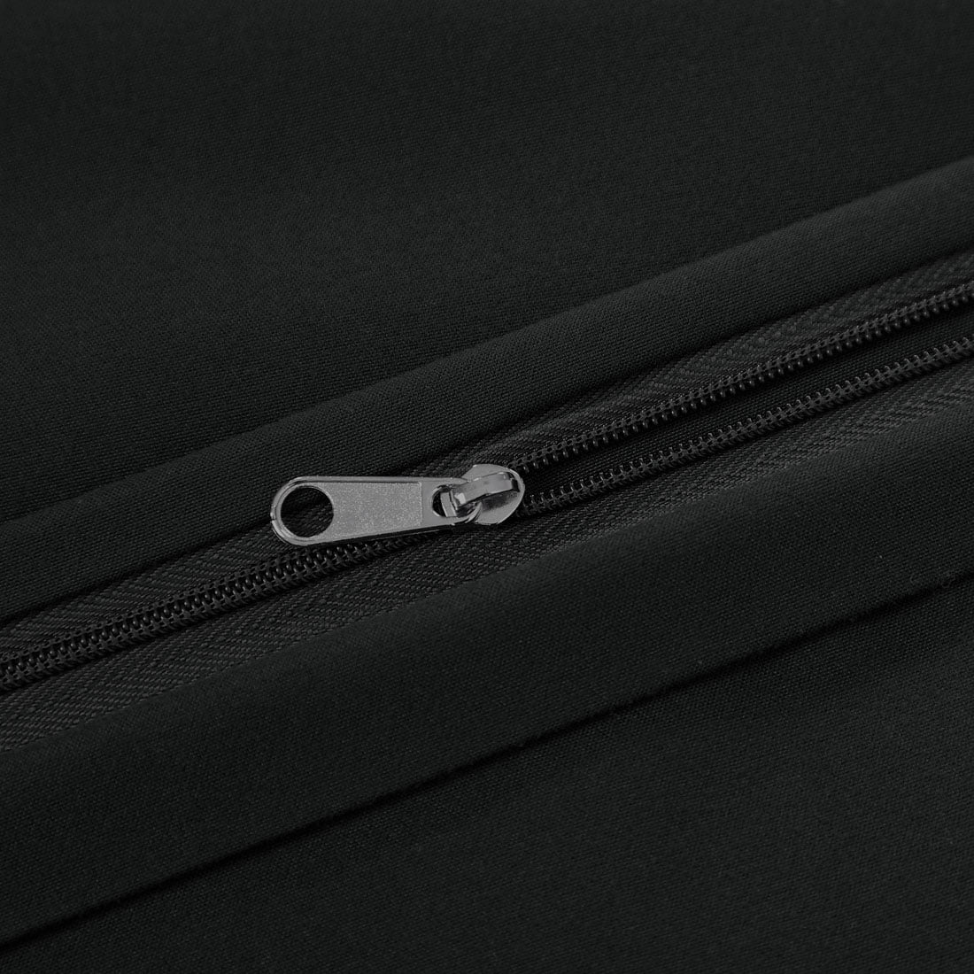 Unique Bargains 1 Pack Brushed Microfiber Body Pillowcase, 20" x 72", Black