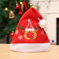 thumbnail image 5 of Gorro de Feliz Navidad, gorro de Año Nuevo, muñeco de nieve, alce, Papá Noel, sombreros para niños, niños, adultos, regalo de Navidad, 3 uds. JAMW Sencillez, 5 of 5