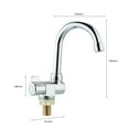 thumbnail image 3 of Mistaha Deck/Wall Mounted Rotating RV High-end Kitchen for Camper Recreational Vehicle Motorhome Travel Trailer, 3 of 8