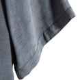 thumbnail image 3 of Bcfgryg Male Summer Casual Solid Shirt Tops Short Sleeve Stand Collar Pocket Shirt Men's Linen Shirts Summer, 3 of 4