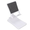 thumbnail image 3 of Soporte portátil plegable para teléfono móvil con altura y ángulo ajustables para tabletas, color blanco, 3 of 10
