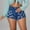 Dark Blue, variant on Women's Jean Shorts Casual HIght Waist Stretch Denim Shorts Hot Pants Cut Off Ripped Nightclub Beach Shorts Party Clubwear Hot Pants