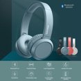 thumbnail image 1 of Auriculares inalámbricos Bluetooth,Philips H4205BK/00 On Ear (Bass Boost, 29 Horas de autonomía, Función de Carga rápida, Aislamiento acústico, Diseño Plegable), 1 of 7