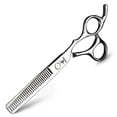 thumbnail image 1 of Hairdressing Scissors Set 5.5 Inch Professional Barber Shears with Ergonomic Handle and Thinning Blade, 1 of 2