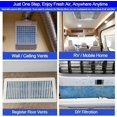 thumbnail image 5 of STARLIGHT- 140"X12" For Home Floor,Grilles,Ceiling,Hvac Furnace Vents Air Vent Filters Kit, 5 of 5