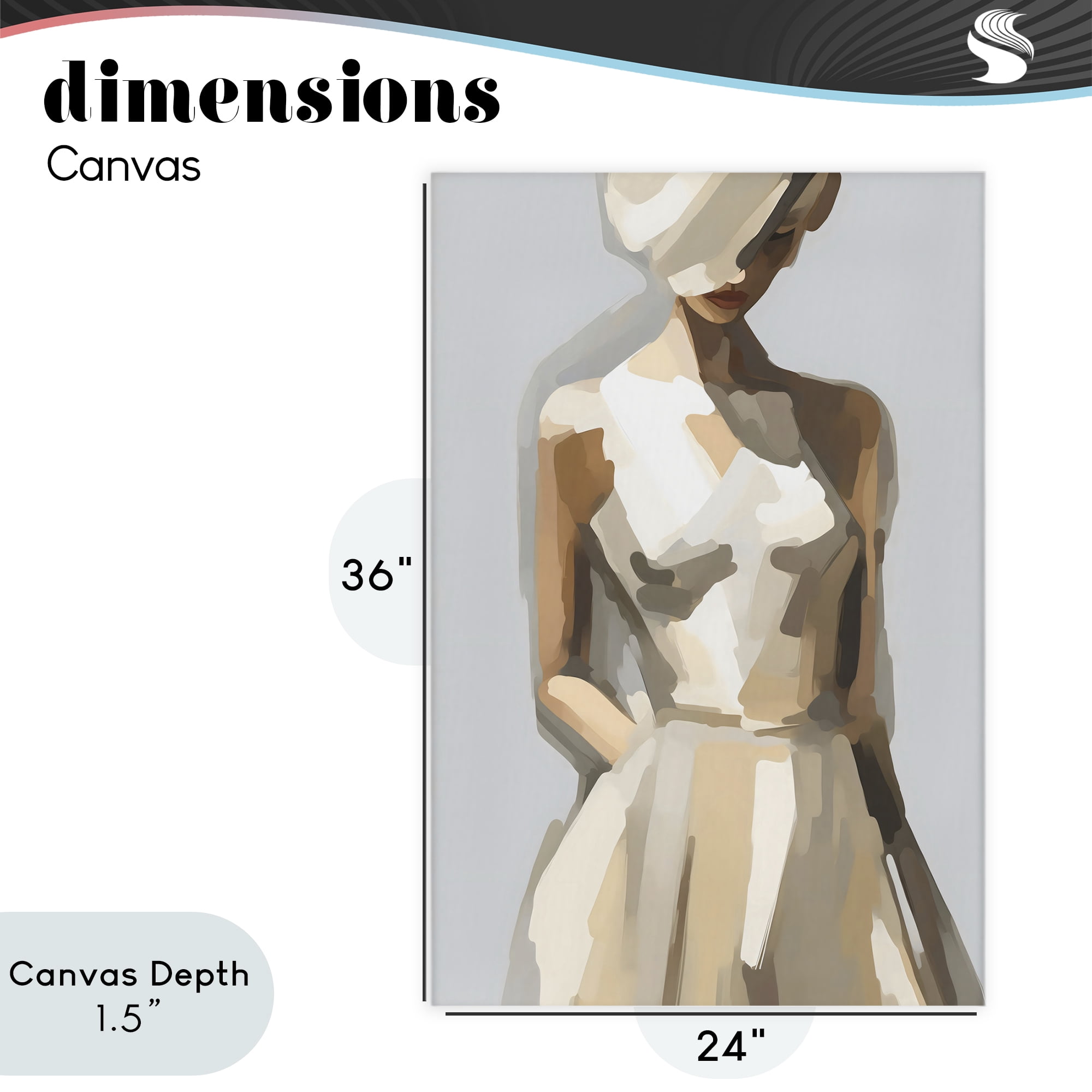Stupell Industries Sophistication of the Muse Canvas Wall Art, design by Creative Studio