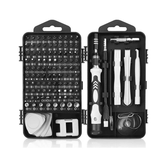 Kit De Desarmadores Y Herramientas De Precisión Negro/Blanco