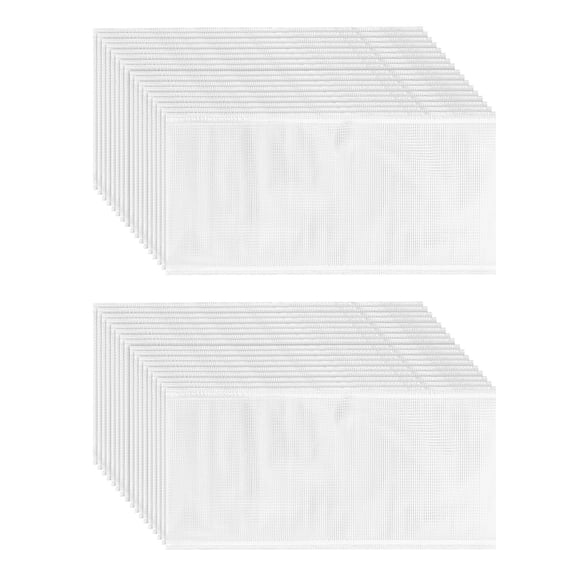 400Pcs/Lot 7X14cm PVA Water Soluble Bags for Carp Fishing Bait Casting New Fishing Accessories,400x Water-soluble bag,Transparent