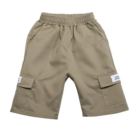 

Boys Kids Cargo Shorts Youth Boy s Casual Solid Color Stretch Shorts Outdoor Cargo Bottoms Women Soccer Pants Toddler Boy Pants 24 Months Athletic Outfits for Boys Dressy Baby Boy Outfits 5t Boys