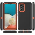 thumbnail image 6 of NIFFPD Galaxy A53 5G Case, Samsung A53 5G Case, Dual Layer Heavy-Duty Rugged Shockproof Anti-Drop Protective Case for Samsung Galaxy A53 5G Black&Orange, 6 of 6