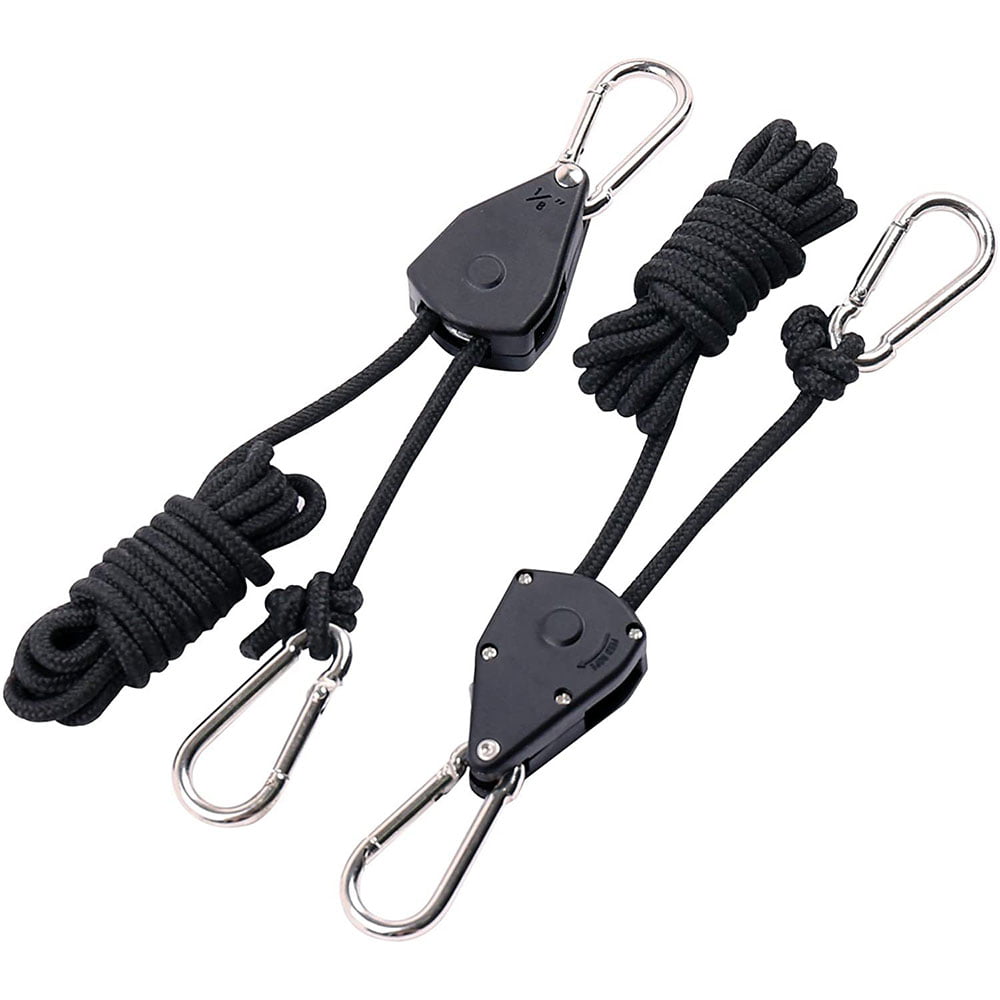 2x 36" BUNGEE CORDS & CARABINER CLIPS Travel Secure Luggage Strap Tie Down Car 