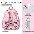 thumbnail image 5 of Summer-Themed Student Backpack with Sweet Treats and Food Pattern Design Durable School Backpack for Toddlers and Elementary Students Water-Resistant with Padded Shoulder Straps and Easy Grip Zipper, 5 of 6