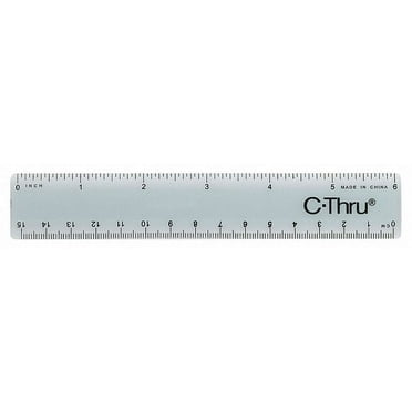 westcott inch/metric ruler, 6-inch/15cm (kt-40) (kt-40)