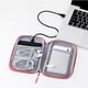 thumbnail image 4 of Bolsa Multicapa para Guardar Accesorios Digitales con Rejilla Organizadora. Funda Rígida para Batería Externa, Auriculares Usb y Cables de Datos. Funda de Poliéster Antipolvo, 19 X 11 X 3,5 Cm., 4 of 6