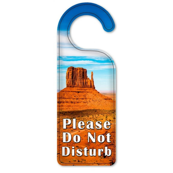 Do Not Disturb Door Knob Hanger Sign - Utah 3 Peaks