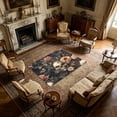 thumbnail image 4 of SIfdSeng My Items Washable Floral Area Rug Non Soft Short Pile Carpet for Living Room Bedroom Kitchen Kids, 4 of 6