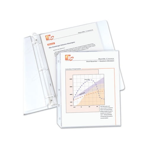 Standard Weight Polypropylene Sheet Protectors Non-Glare, 2", 11 x 8 1/2, 50/BX