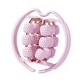 thumbnail image 2 of MERIGLARE Rouleau de Massage 18 Roues Rouleau Masseur 360 Degrés pour Taille Bras Entraînement Physique Rose, 2 of 9