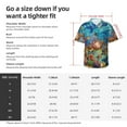 thumbnail image 3 of Yiaed Sea World Print Hawaiian Shirt for Men Short Sleeve Button Down Shirts Beach Shirts for Men-Medium, 3 of 5
