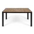 thumbnail image 1 of Noble House Pavillion Table à Manger Extérieure en Bois d'Acacia et Fer 59 Pouces en Noir, 1 of 9