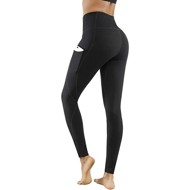 Baocc Yoga Pants Women, Women's Tight Elastic Quick Dry Solid Pocket Yoga  Pants Fitness Yoga Pants Pants for Women Black XS 