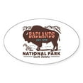 thumbnail image 1 of CafePress - Badlands National Park - Sticker (Oval), 1 of 1