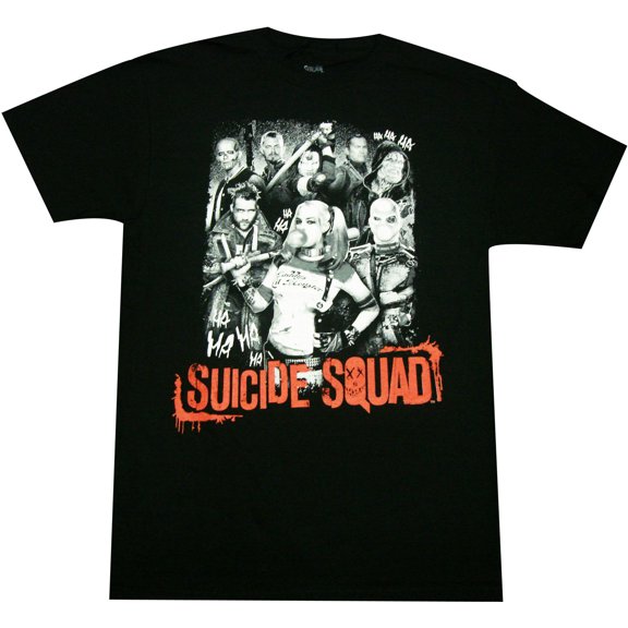 Suicide Squad Movie Poster Adult T-Shirt