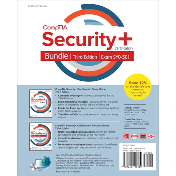 Pre-Owned Comptia Security+ Certification Bundle, Third Edition (Exam Sy0-501)