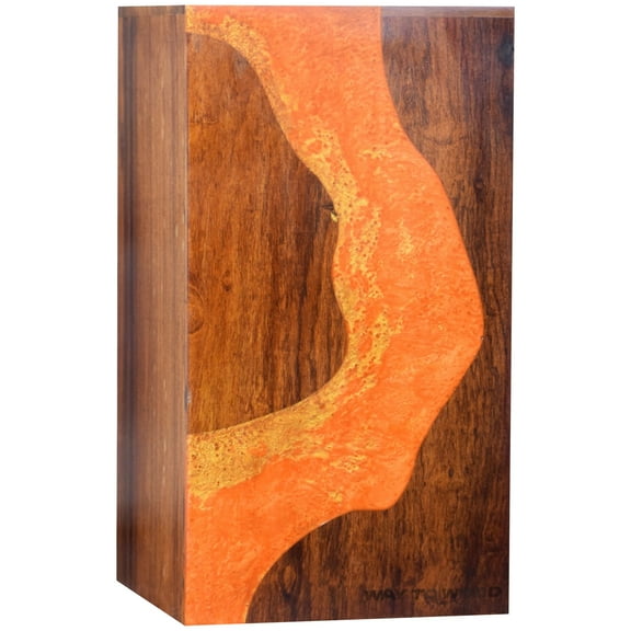 Wooden Urn Box for Human Ashes Adult Male/Female – Premium Memorial Urns for Adults – Durable Cremation Urn for Ashes, Suitable for Burial or Home Display