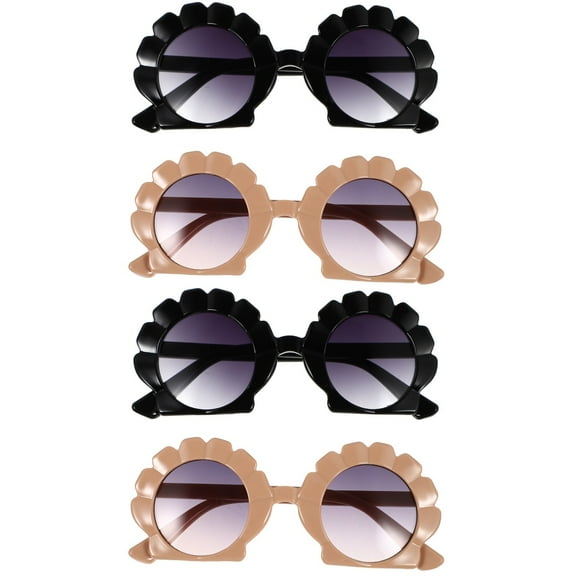 4 Pairs Fashion Baby Sunglasses Kids Mirror Eyewear Vintage Shades Sun Glasses